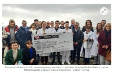 Ouest France 10 ans d’engagement contre le cancer