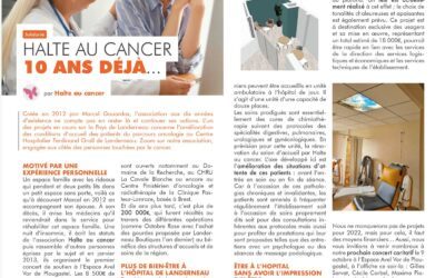 Magazine Landerneau – Halte au Cancer – 10 ans déjà