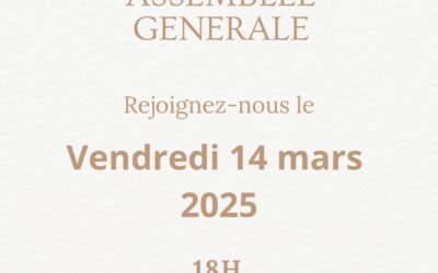 A vos agendas ! Assemblée Générale le vendredi 14 mars à 20h Espace Frézier Plougastel