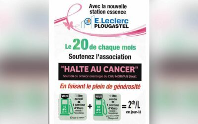 Faites le plein de générosité chaque 20 du mois au E.Leclerc Plougastel