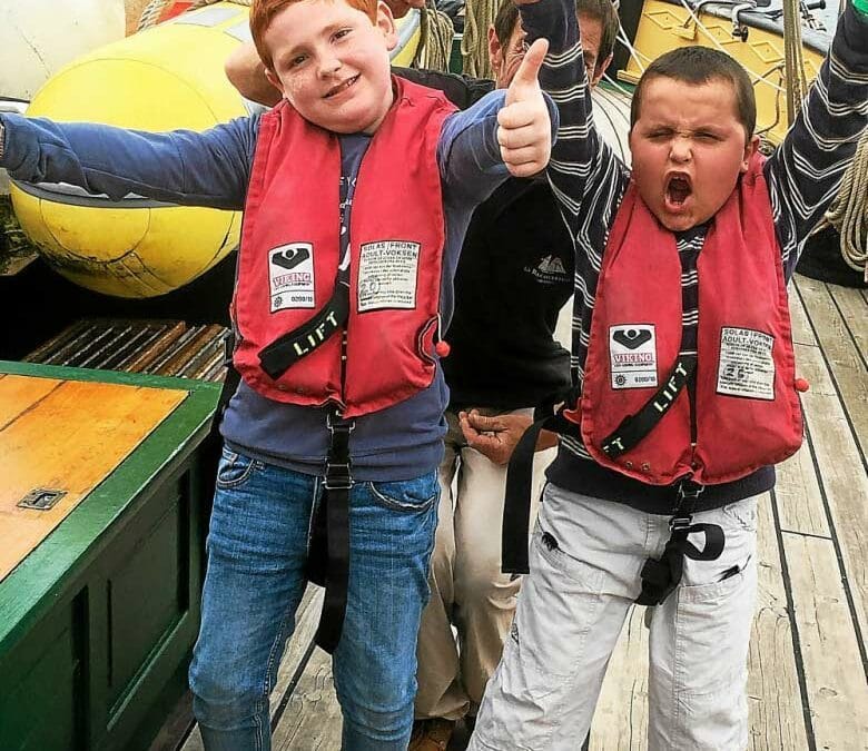 Sortie enfants sur la Goélette La Recouvrance