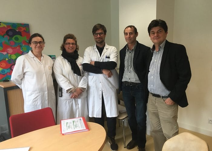 photo equipe presentation irm halte au cancer hopital morvan brest ok